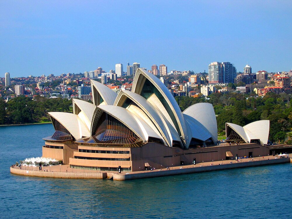 Сиднейский оперный театр - Автралия. Фото + видео.